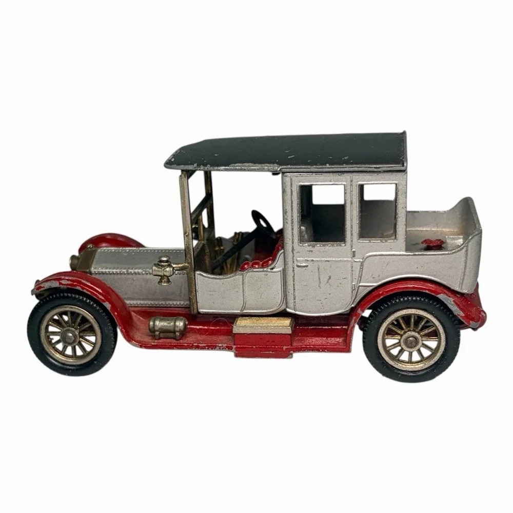 Matchbox Rolls-Royce Car Y-7 Models of Yesteryear 1912 Silver & Red Diecast